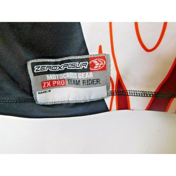 PRO Rider ZX PRO Team Rider XL ZEROXPOSUR MOTOCROSS RACING LONG SLEEVE SHIRT - Picture 4 of 7